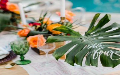 A New Way to Design Your Special Day using Tropical Plants and Flowers